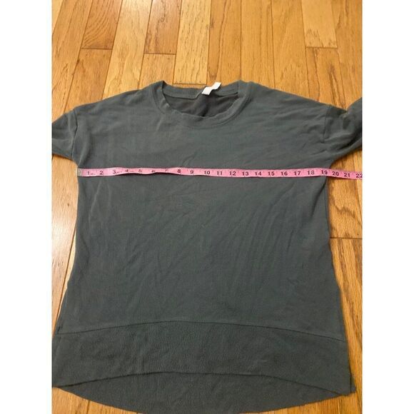 Athleta women's dark grey crew neck pullover with thumb holes sweater size XS - Picture 5 of 8